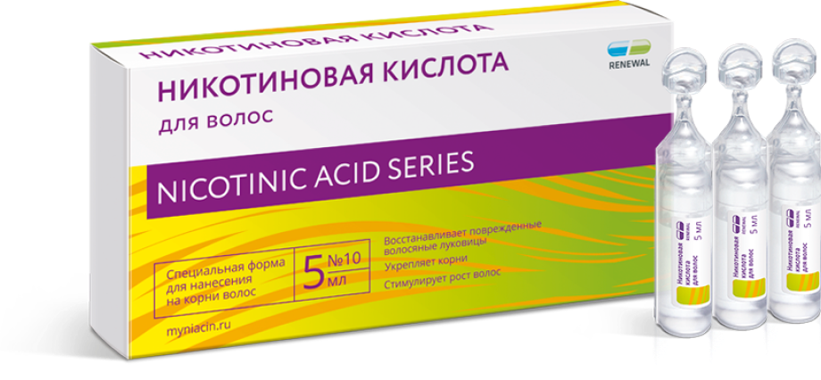 Никотиновая кислота для волос nicotinic acid. Никотиновая кислота для волос 5 мл, № 10 Renewal. Никотиновая кислота для волос реневал. Никотиновая кислота д/волос 5мл №10.